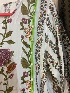 Floral Pearl Beaded Kurta