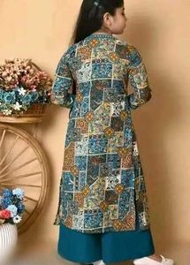 Elegant Printed 3 piece Kurta Set