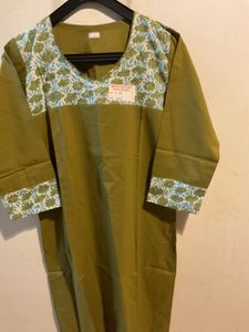 Olive Green Tunic Dress