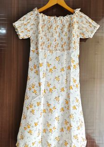 Adorable Floral Smokey Dress