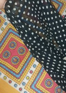White Dotted Top For Women