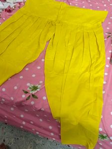 Yellow Ethnic Salwar Pants