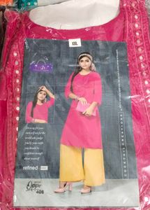 Colorful Kurti Palazzos Set