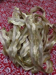 Golden Lace For Saree