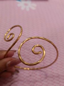 Gold Upper Arm Cuff Bracelet ✨ Asthetic