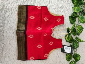 Red Ethnic Skirt With Blouse