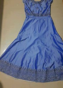 Elegant Lavender Embellished Dress