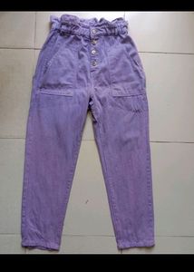 Purple Double Shades Jeans