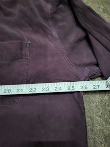 Burgundy Corduroy Button-Down Shirt &amp; Pant