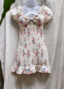 1149. Floral Mini Dress