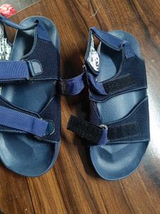 Blue Adjustable Sandals