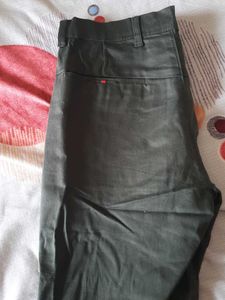 Casual Dark Green Pants