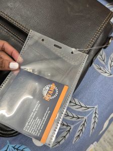 Stamp Laptop Bag Leather