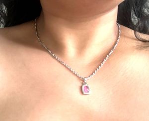Pink Cat Eye Jewelry Set