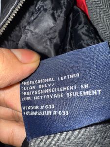 Tommy Hilfiger Black Leather Jacket