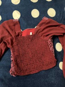 Crochet Detail Top