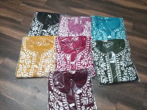 Pure Chikankari Lakhnowi Rayon Plazzo Set