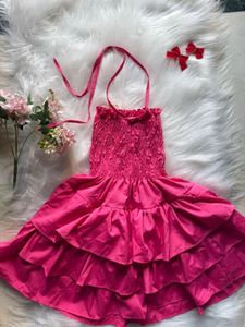 Pink Ruffle Dress