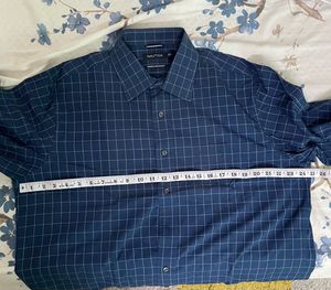 Nautica Blue Checkered Shirt