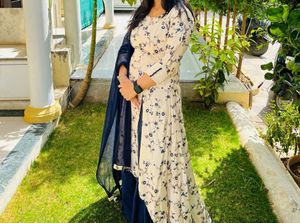Floral Print Salwar Kameez Suit