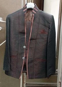 Brown Coat Pant