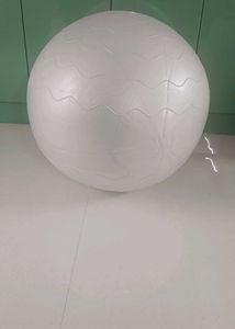 White Exercise Gym Ball with Pump