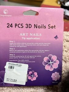 24pcs 3D Nails Set