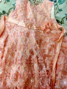 Peach Kids Girls Dress