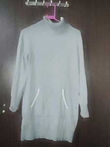 Gray Turtleneck Sweater