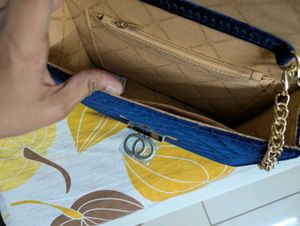 Lino Perros Blue Handbag