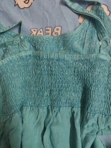 Seagreen Ethereal Mermaidcore Asymmetrical Top