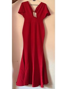 Classic Scarlet Red Gown