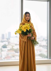 Imported Yellow Abaya With Hijab