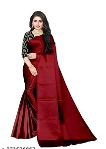 Elegant Velvet Saree