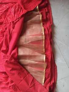 Red Embroidered Lehenga Choli