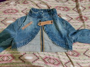 Cropped Denim Jacket