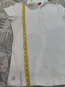 Puma White Polo Shirt