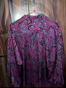 Abstract Print Button-Down