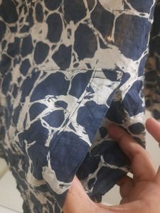 Light Print - INDIGO Cotton Kurta