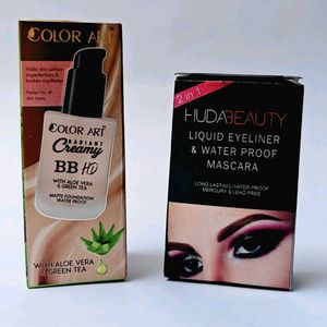 Foundation With Eye Liner & Mascara
