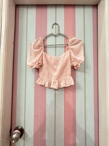 Cute Pink Crop Top