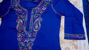 Chikenkari Kurti