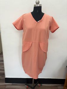Peach Dress with Jacket