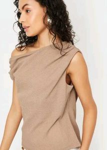Girl  Cowl-Neck Relaxed Fit Top