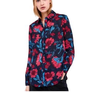 ZARA Floral Print Top