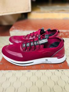 Red Casual Shoes For Men Size:9