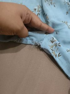 Floral Light Blue Top