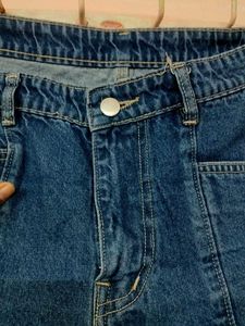 Wide Leg Denim Jeans