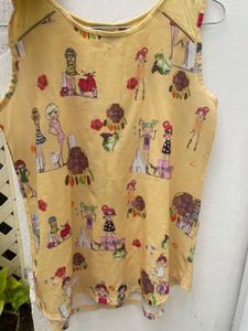 Cute Yellow Girly Top, Bring Sunshine To Your Day