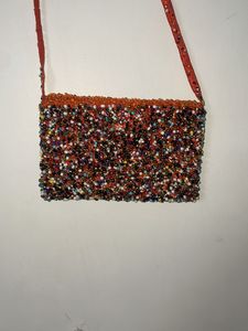 Beaded Crossbody Clutch